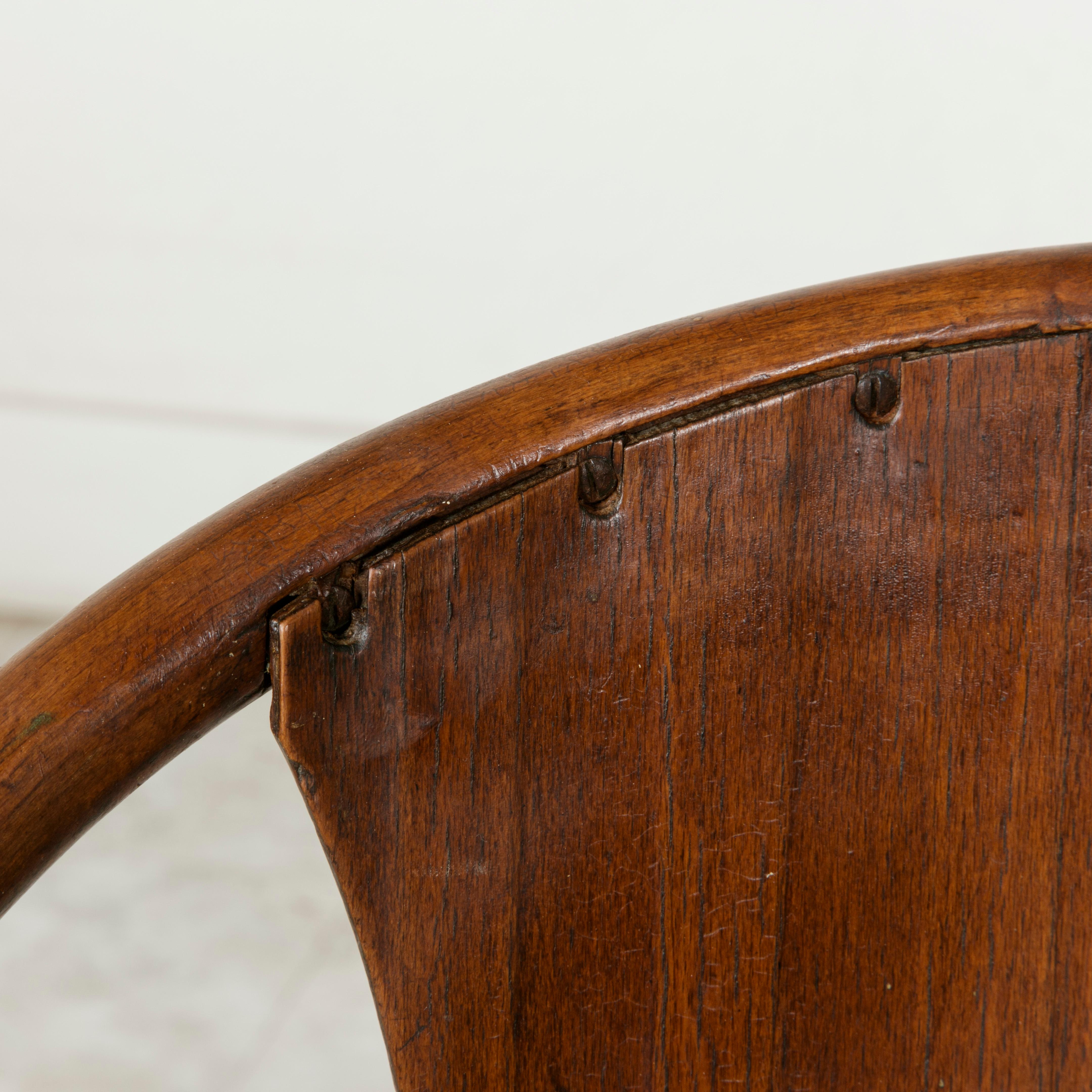 Set of Four Austrian Art Deco Period Bentwood Bistro Chairs by Kohn 8