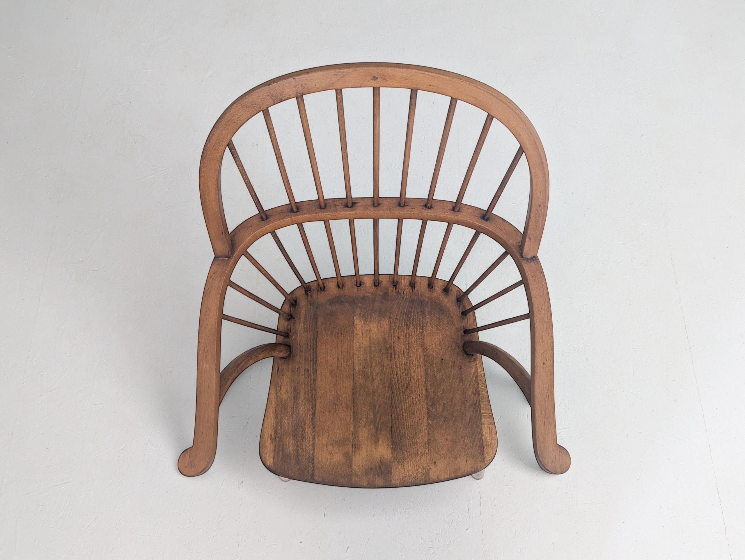 Set di quattro poltrone B 952/F di Adolf Loos per Thonet in vendita 6