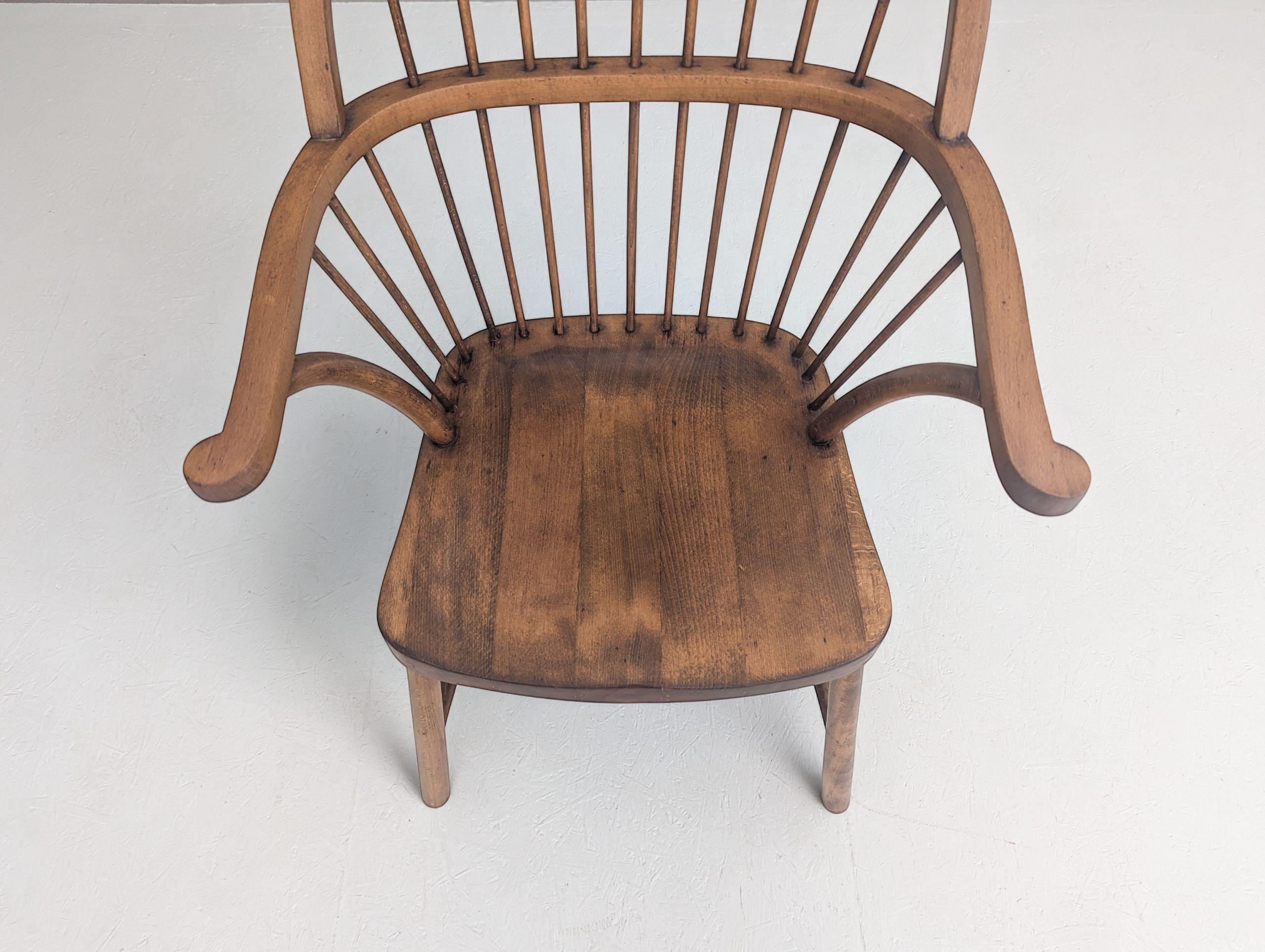 Set di quattro poltrone B 952/F di Adolf Loos per Thonet in vendita 7