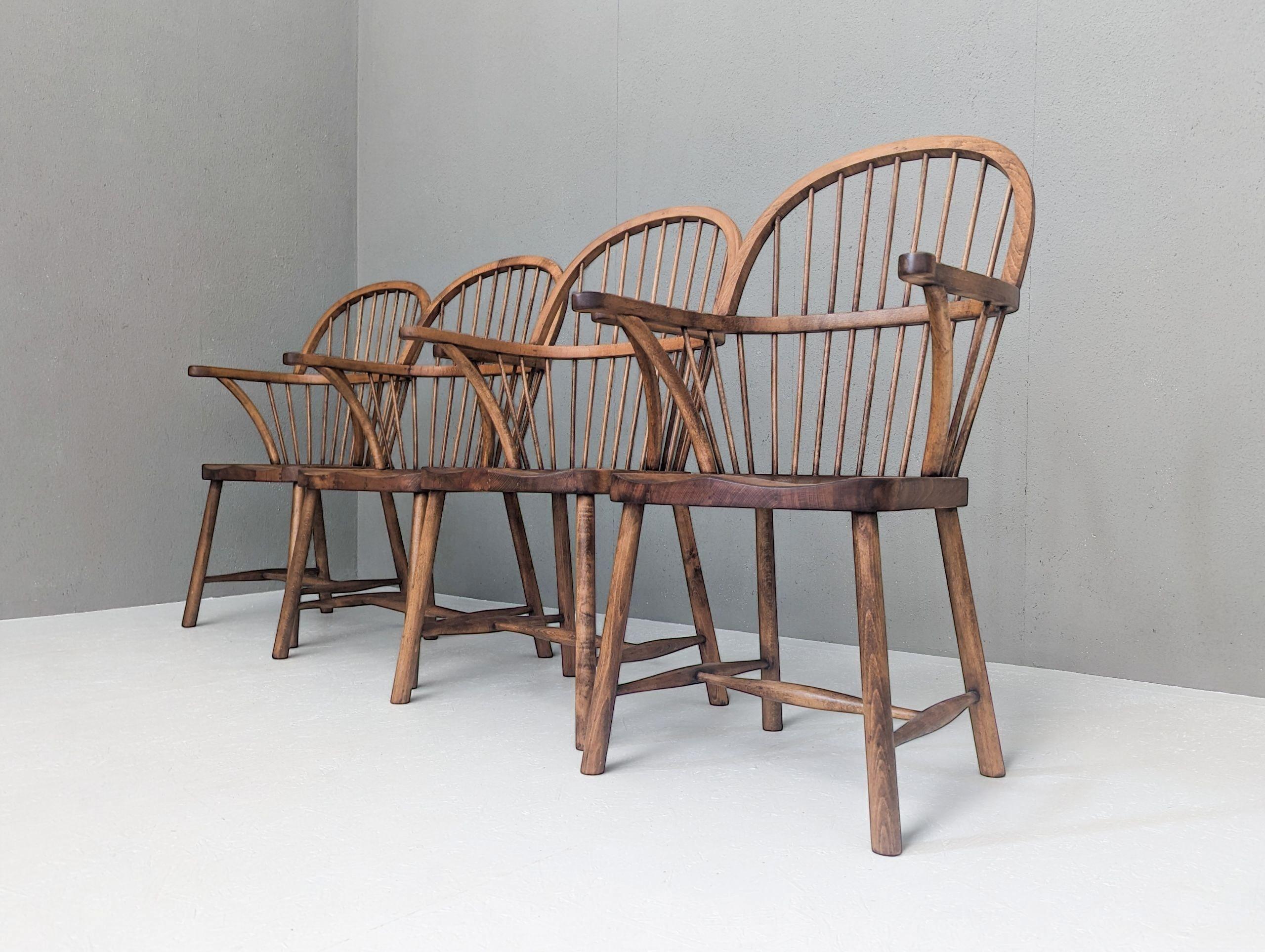 Austriaco Set di quattro poltrone B 952/F di Adolf Loos per Thonet in vendita