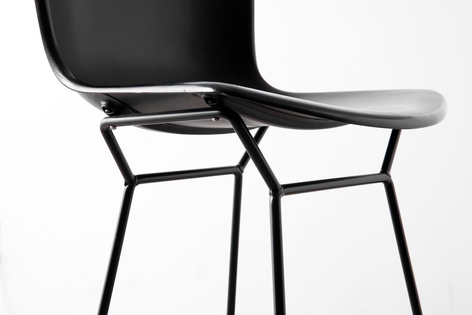 Set of Four Bar Stools by Harry Bertoia for Knoll For Sale 5
