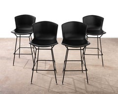 Ensemble de quatre tabourets de bar par Harry Bertoia pour Knoll