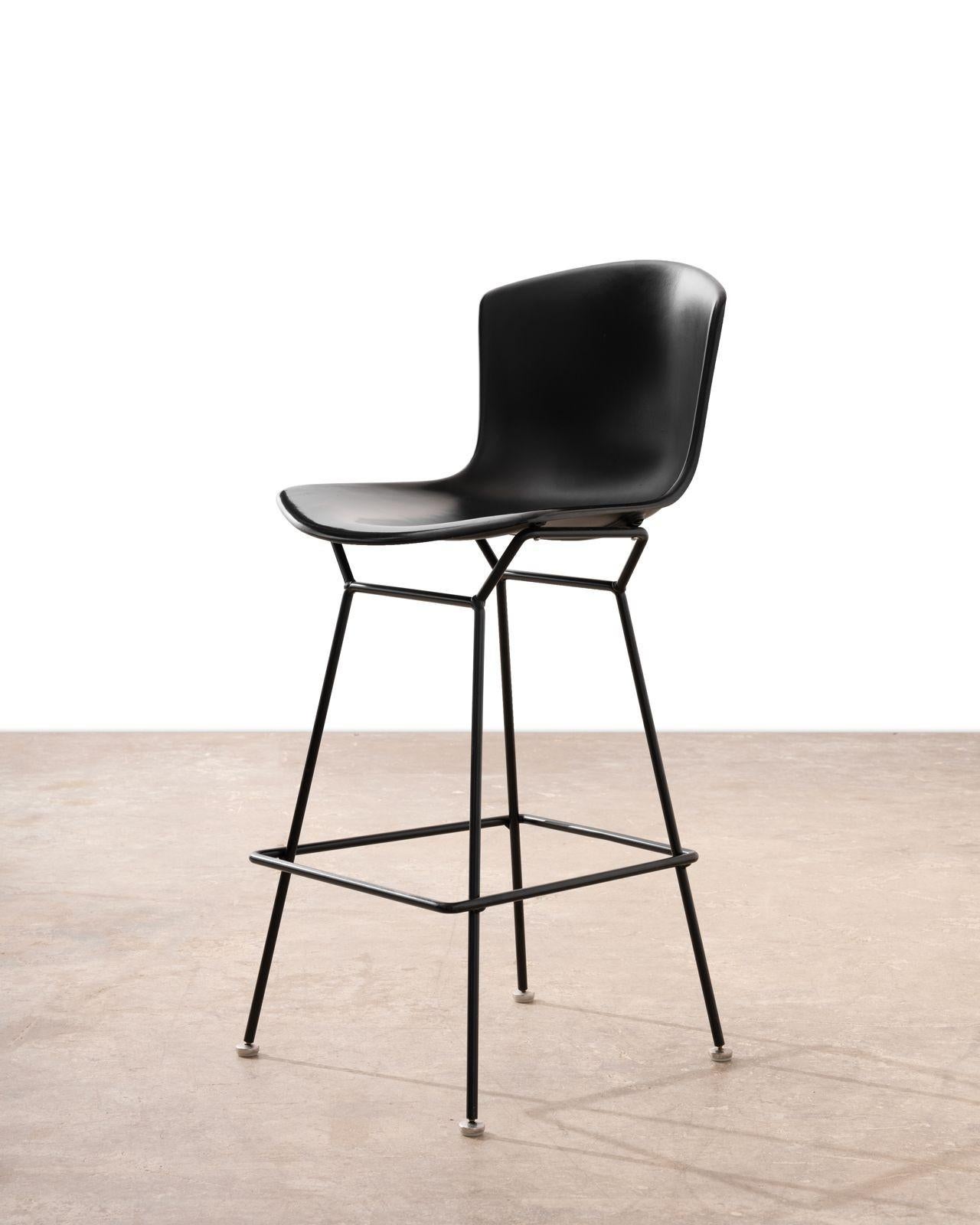 Set of Four Bar Stools by Harry Bertoia for Knoll For Sale 1