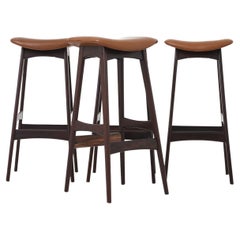 Set of Four Bar Stools by Unknown Maker 