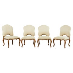 Used Set of Four Baroque Style Dining Chairs by Kreiss Collection