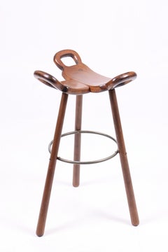Set of Four Barstools, Made in Spain, 1960s