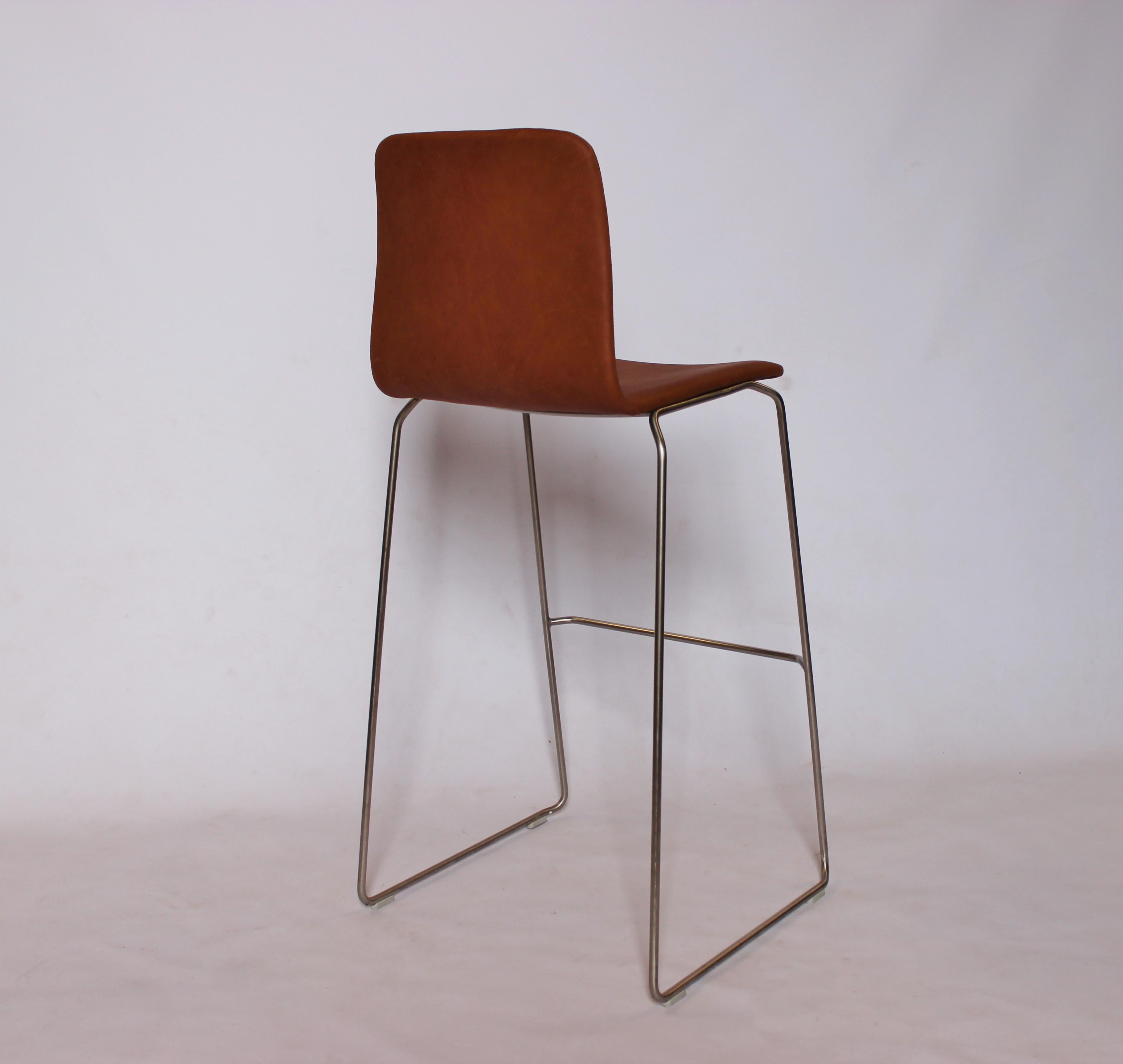 Danish Set of Four Barstools, Model JW01, by Jacob Wagner for HAY