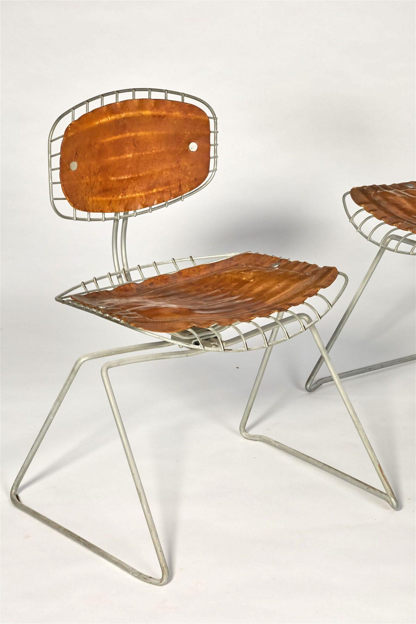 Mid-Century moderno Set di quattro sedie Beaubourg in vendita