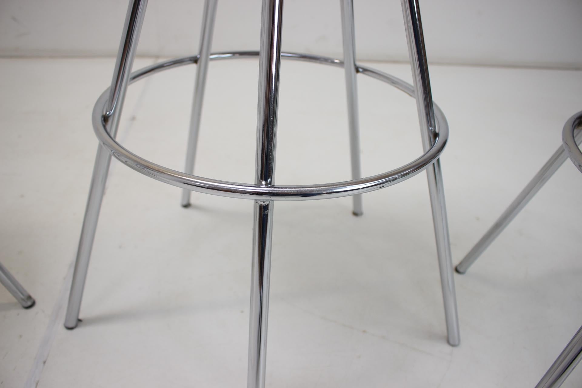 Set of Four Beech Jamaica Bar Stools by Pepe Cortés, 1990s For Sale 5