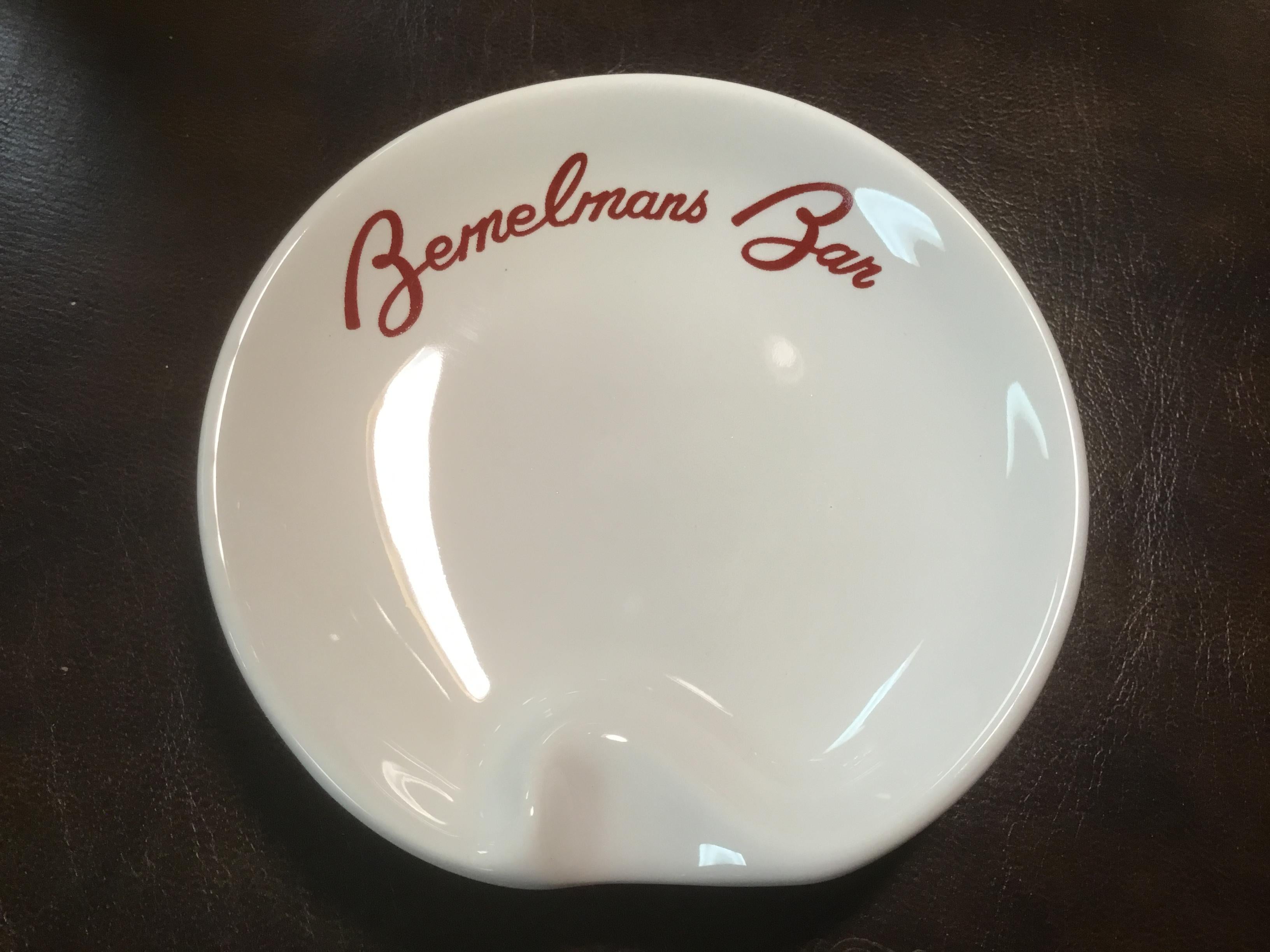 Set of Four Bemelman's Bar Ashtrays In Good Condition In Bridgeport, CT
