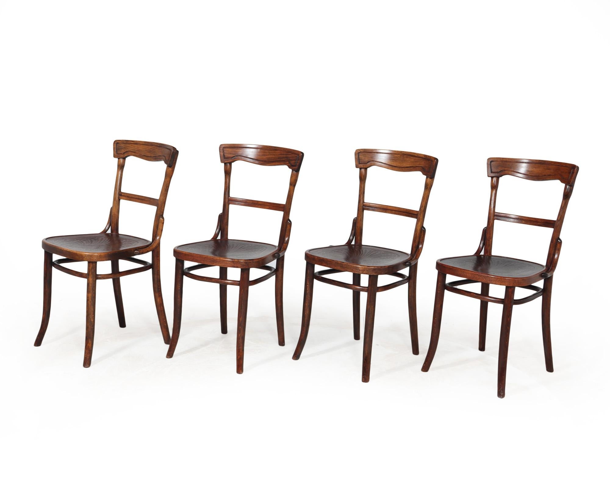 BENTWOOD CHAIRS BY THONET
We have a stunning set of four Thonet bentwood chairs dating back to around 1930. These chairs are a rare model, making them a unique addition to any space. Each chair has been meticulously cleaned and waxed, retaining