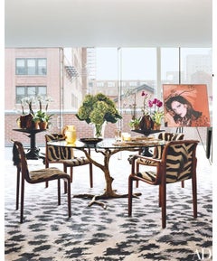 Set of Four Bentwood Upholstered Armchairs by Bill Stephens for Knoll