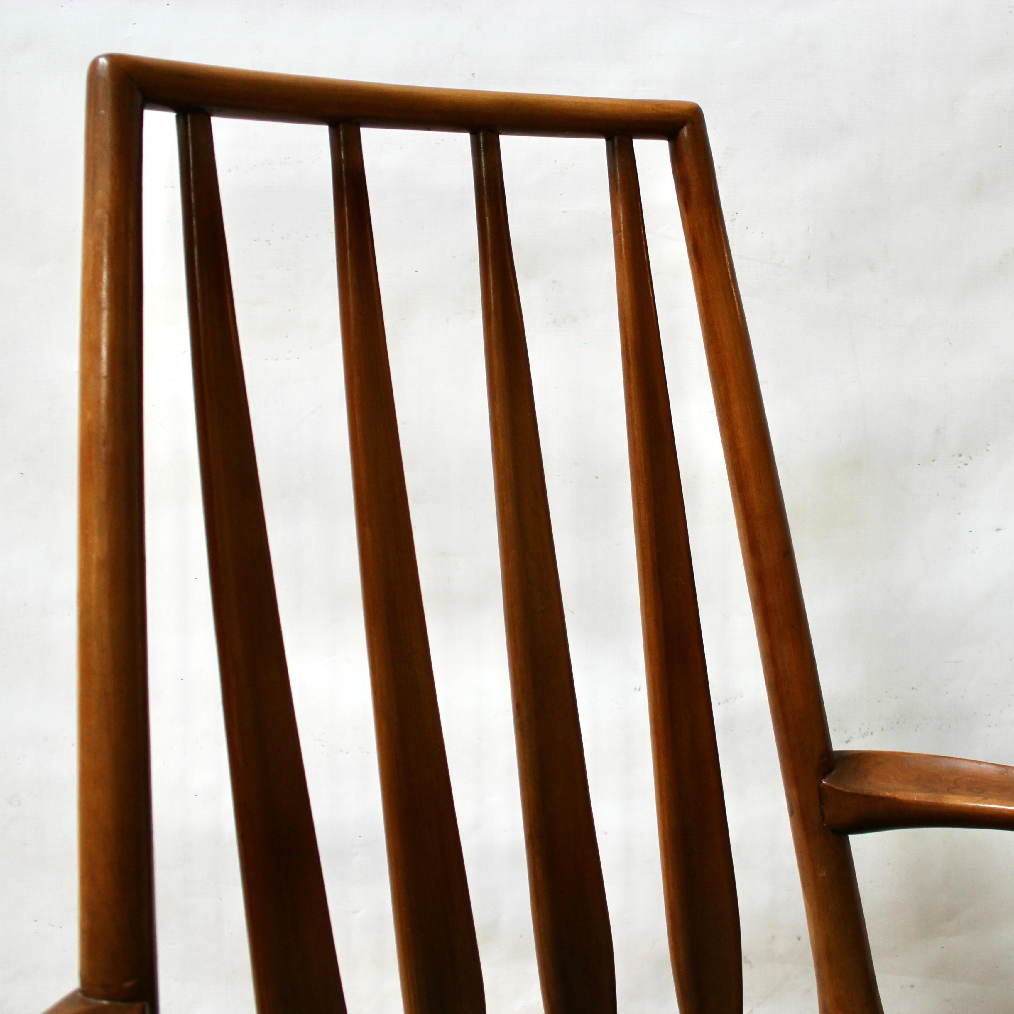 Set of Four Bert England Mid-Century Modern Dining Chairs 11