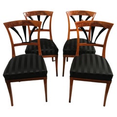 Antique Set of Four Biedermeier Chairs, Germany, 1820