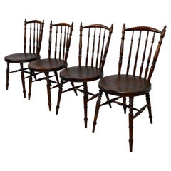 Set of Four Billnäs Dining Chairs, Finland, Early 20th Century