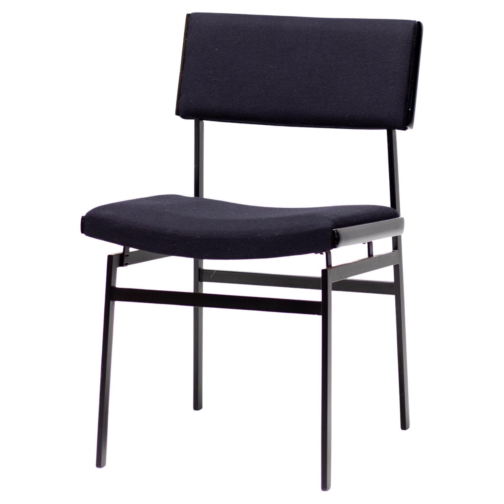 Set of Four Black Hulmefa Dining Chairs For Sale