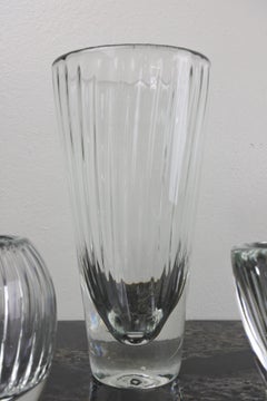 Set of Four Blown Art Glass Vases by Iittala, Finland, 1959