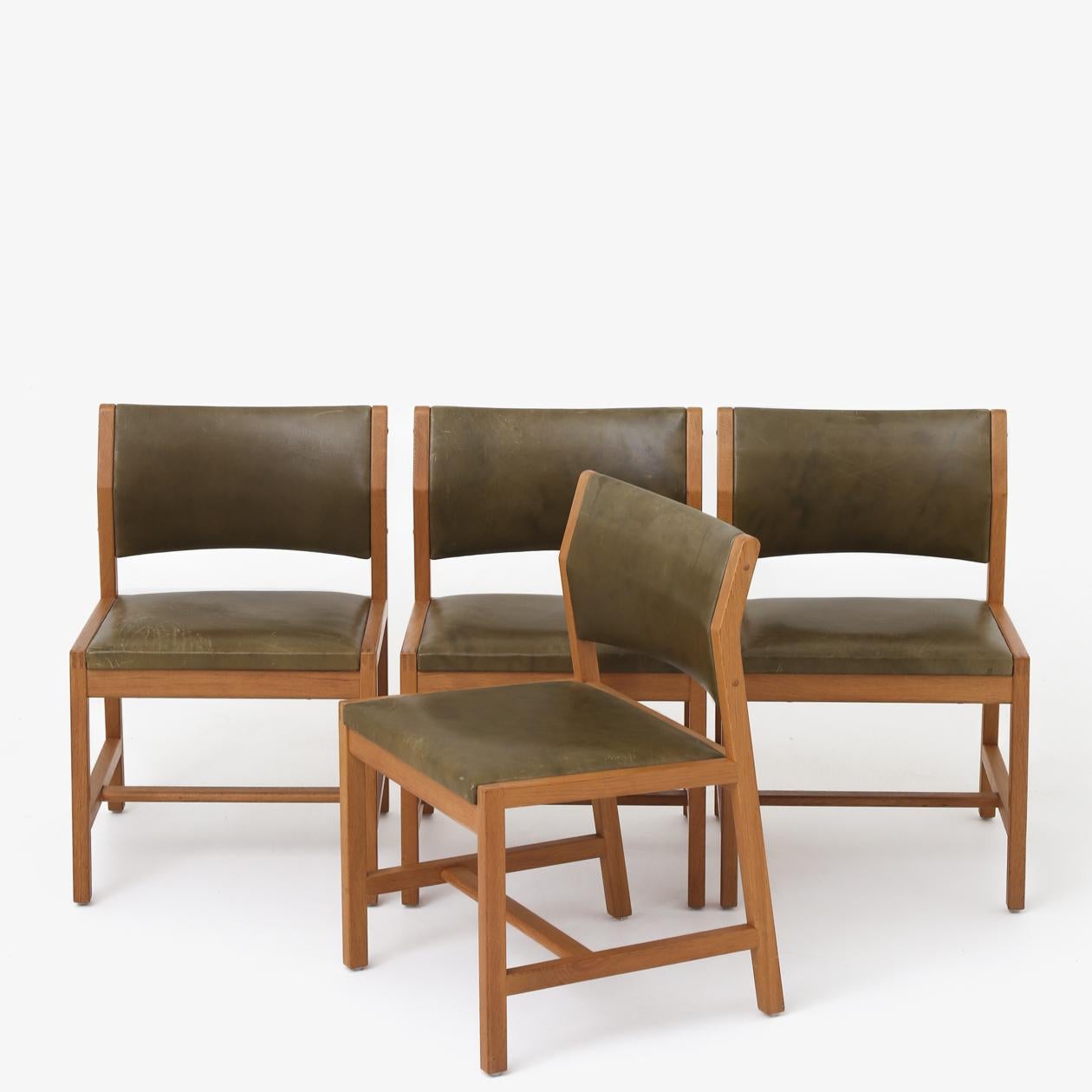 20th Century Set of Four BM 72 Chairs by Børge Mogensen