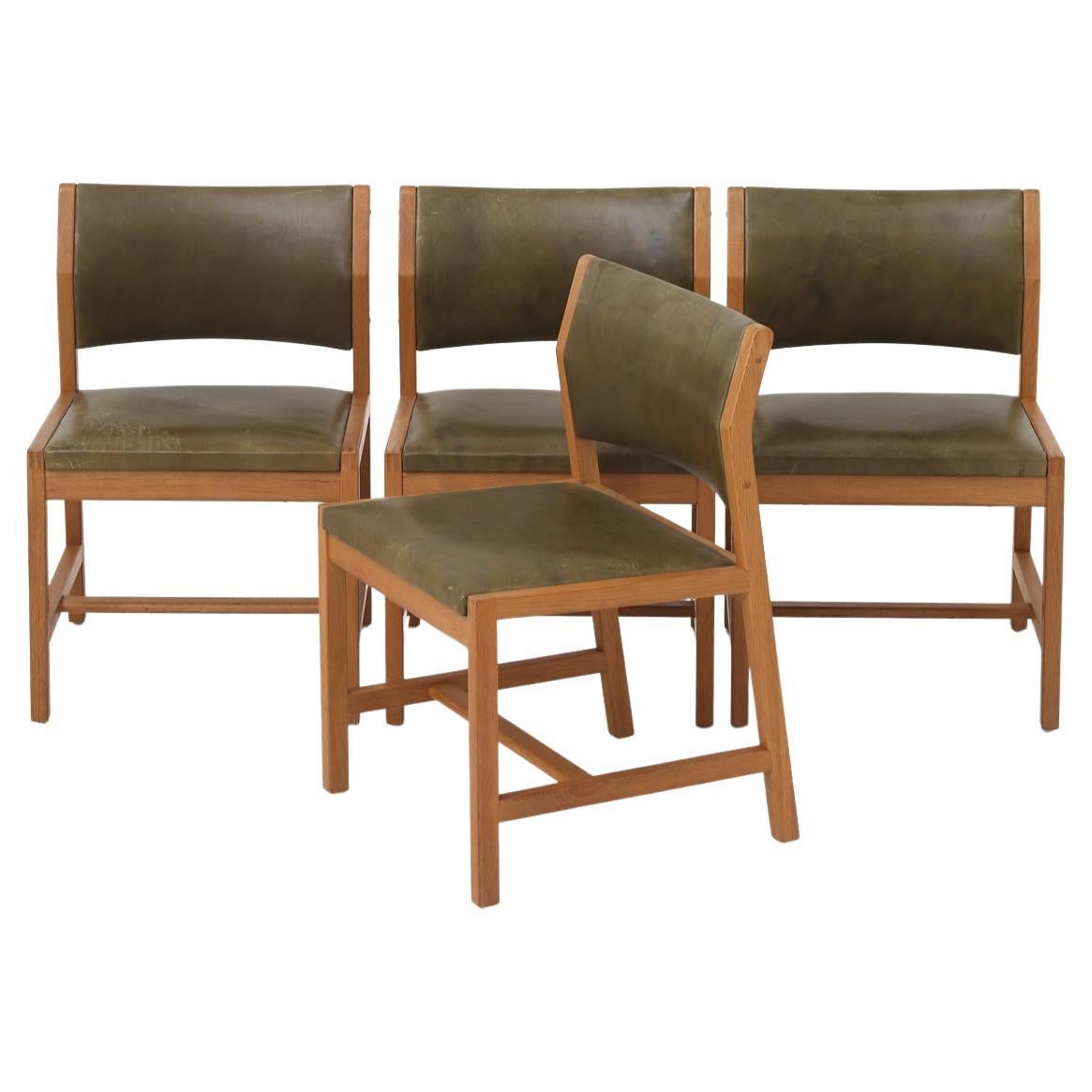 Set of Four BM 72 Chairs by Børge Mogensen