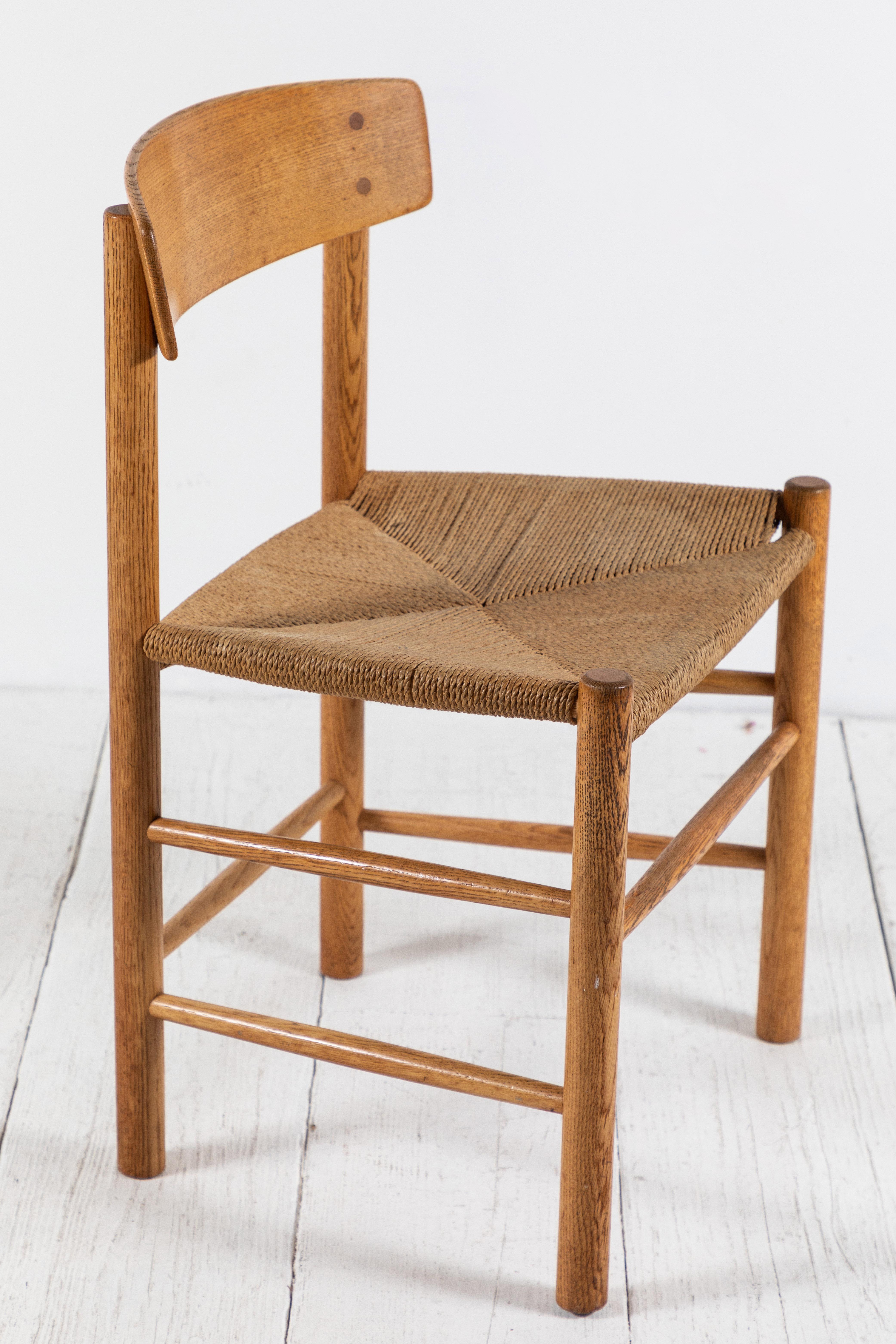 Set of Four Børge Mogensen Dining Chairs 3