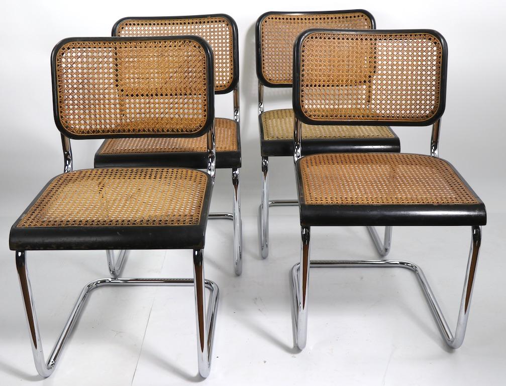 Set of Four Breuer Cesca Chairs 3