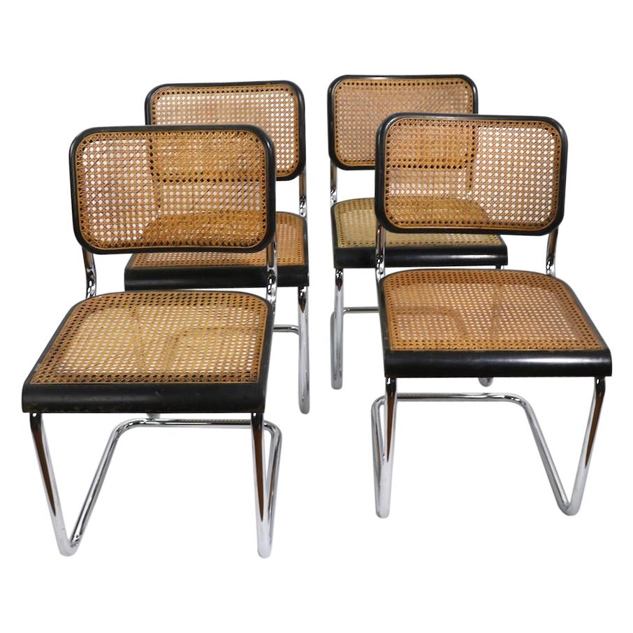 Set of Four Breuer Cesca Chairs