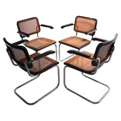 Ensemble de quatre chaises Breuer par Stendig