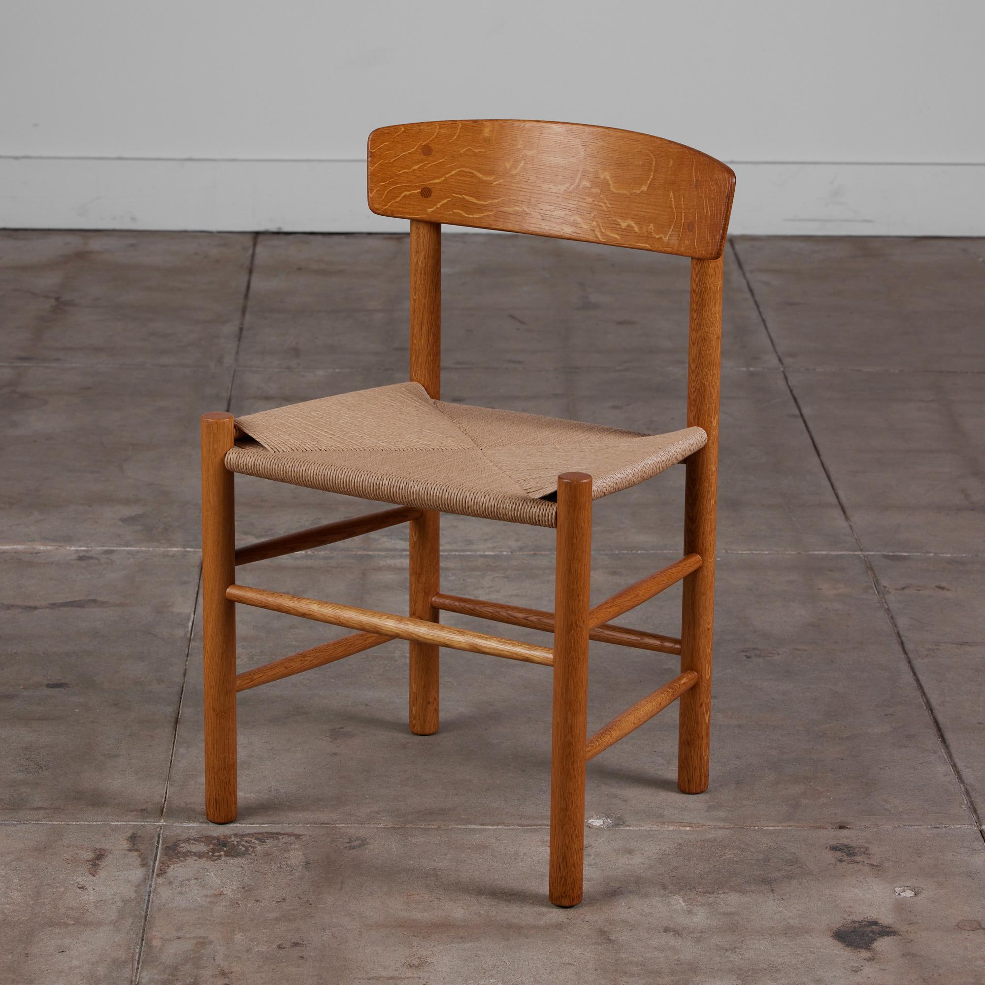 Mid-20th Century Set of Four Børge Mogensen Dining Chairs