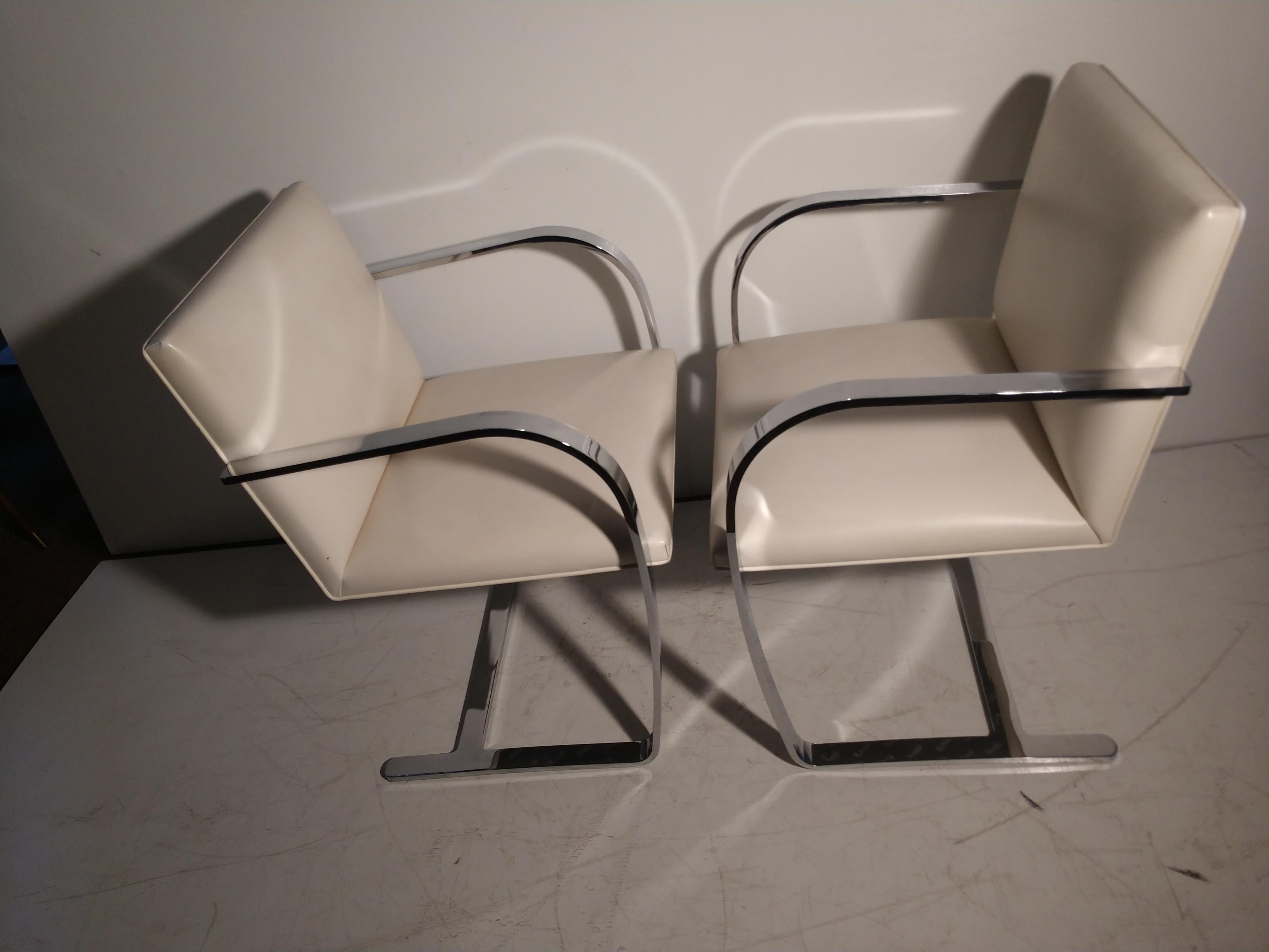 Set of Four Brno Chairs by Ludwig Mies Van Der Rohe Knoll 1