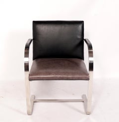 Set of Four Brno Dining Chairs after Mies van der Rohe Reupholstered Your Fabric