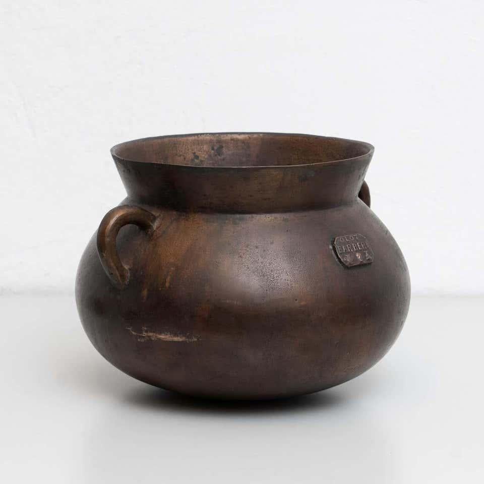 Juego de cuatro vasijas de bronce - Fundición Barberí, Olot, España en venta 5