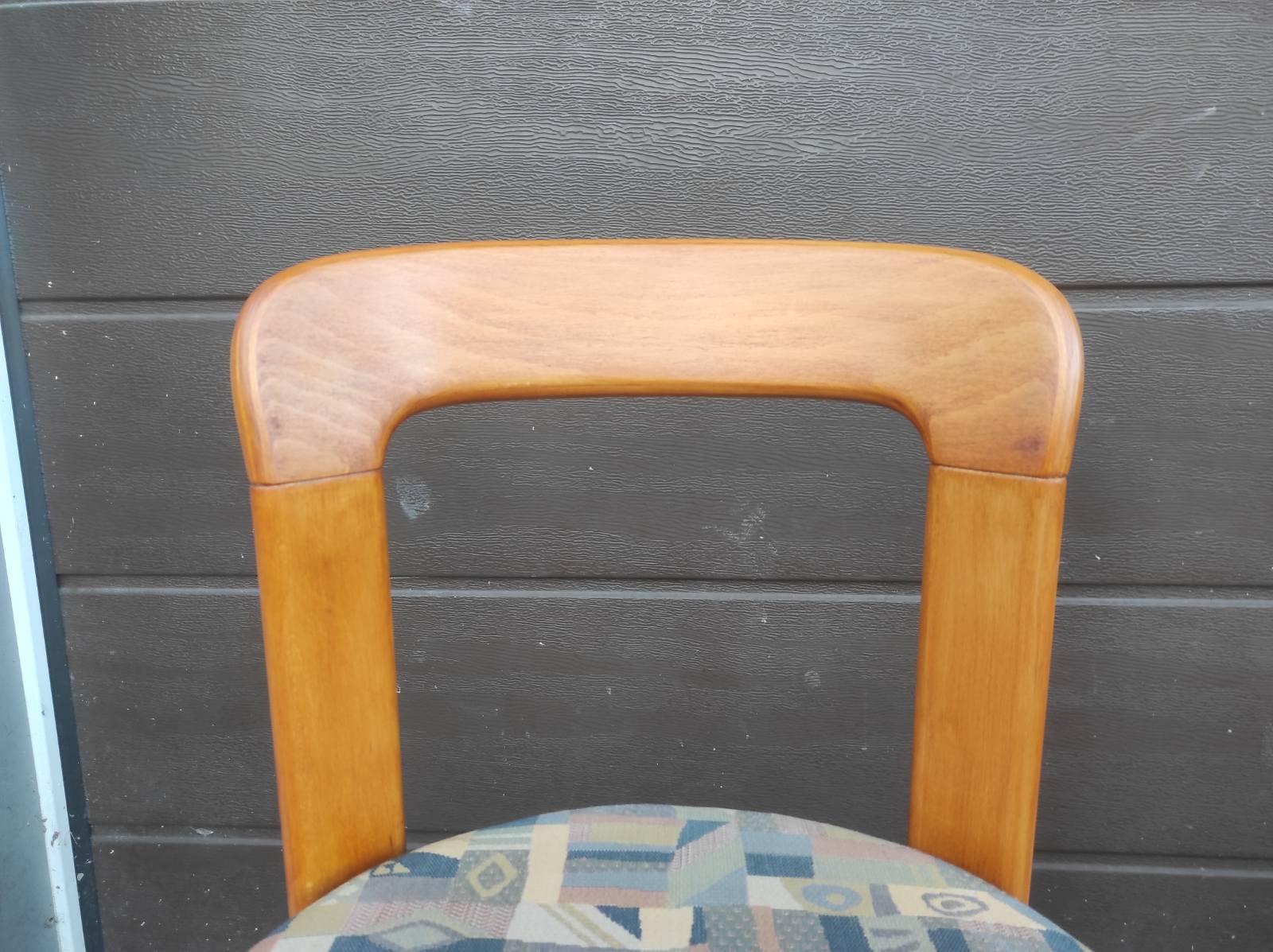 Late 20th Century Set of Four Bruno Rey Dining Chair for DIETIKER 1970s