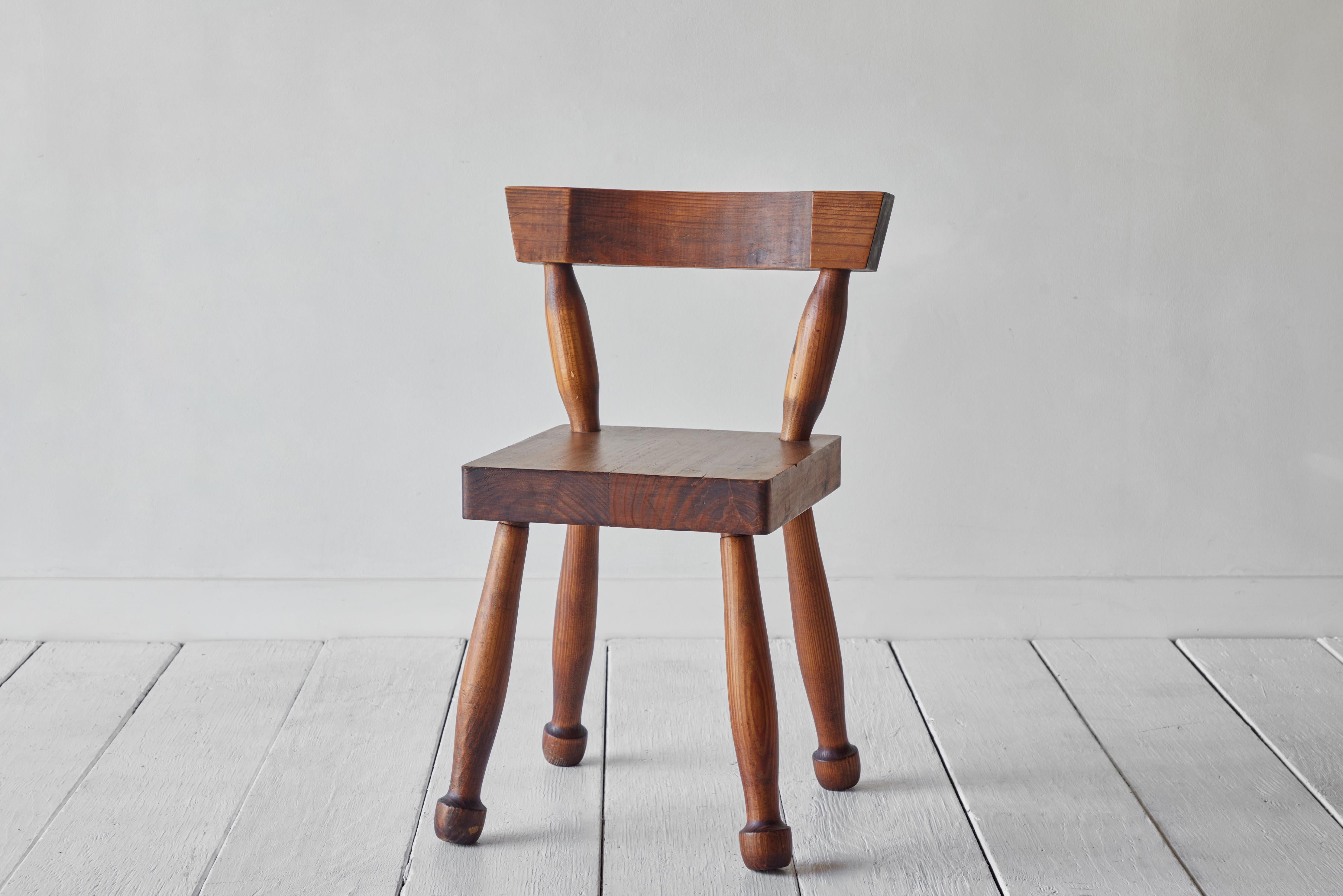 Set of four unique Brutalist style chairs. Mid-20th century from France.

Good vintage condition. Wear is consistent with age and use.