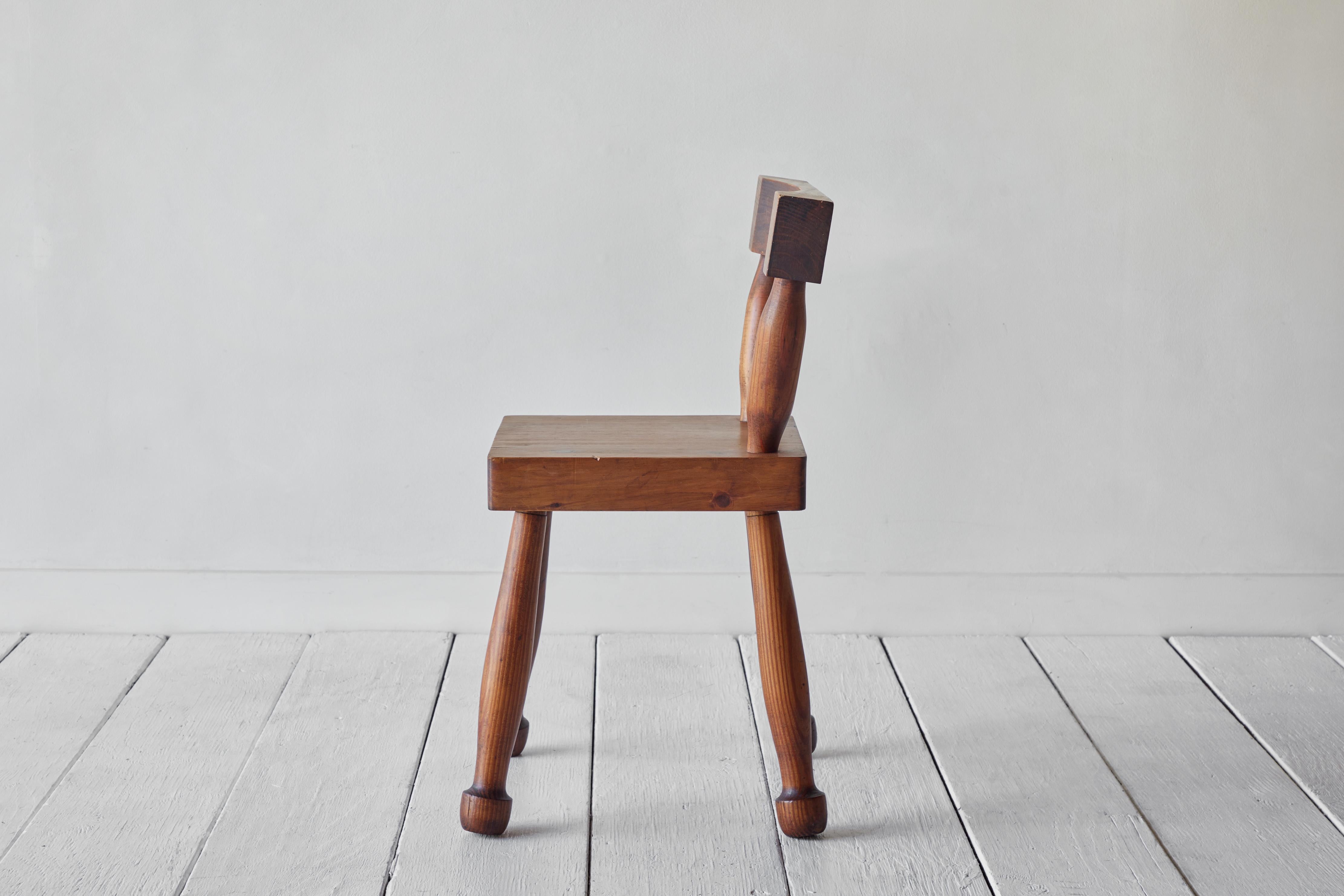 20th Century Set of Four Brutalist Chairs