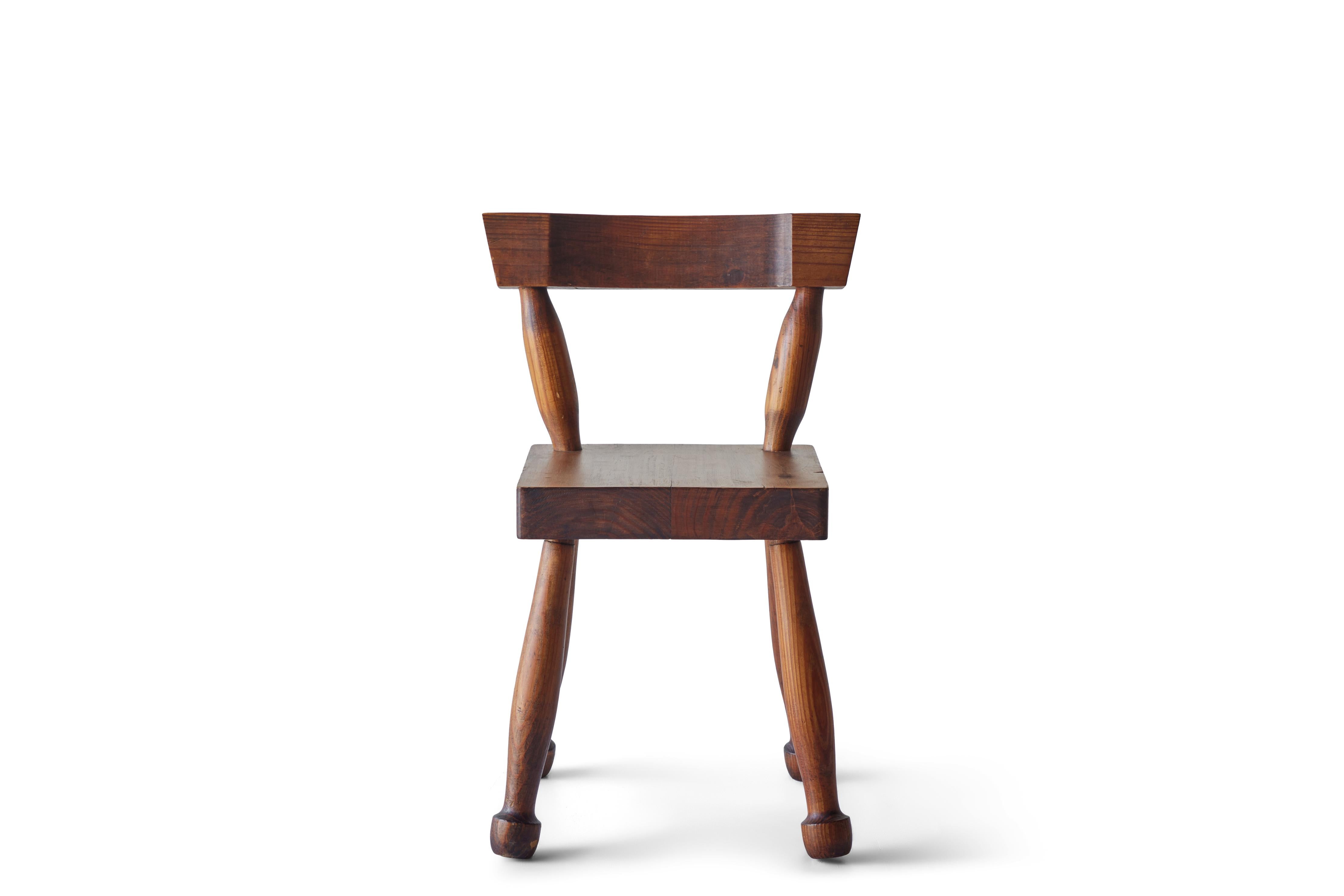 Set of Four Brutalist Chairs 4