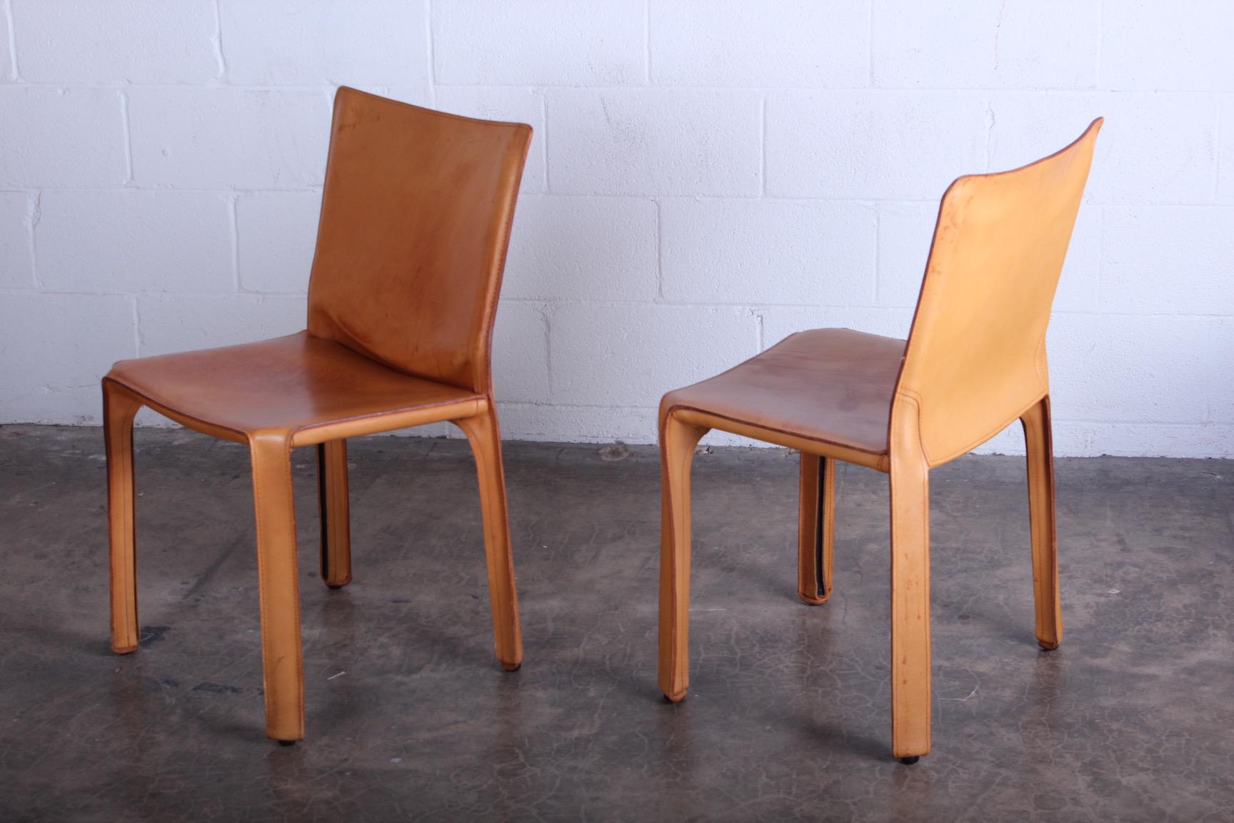 Set of Four Cab Chairs by Mario Bellini 1