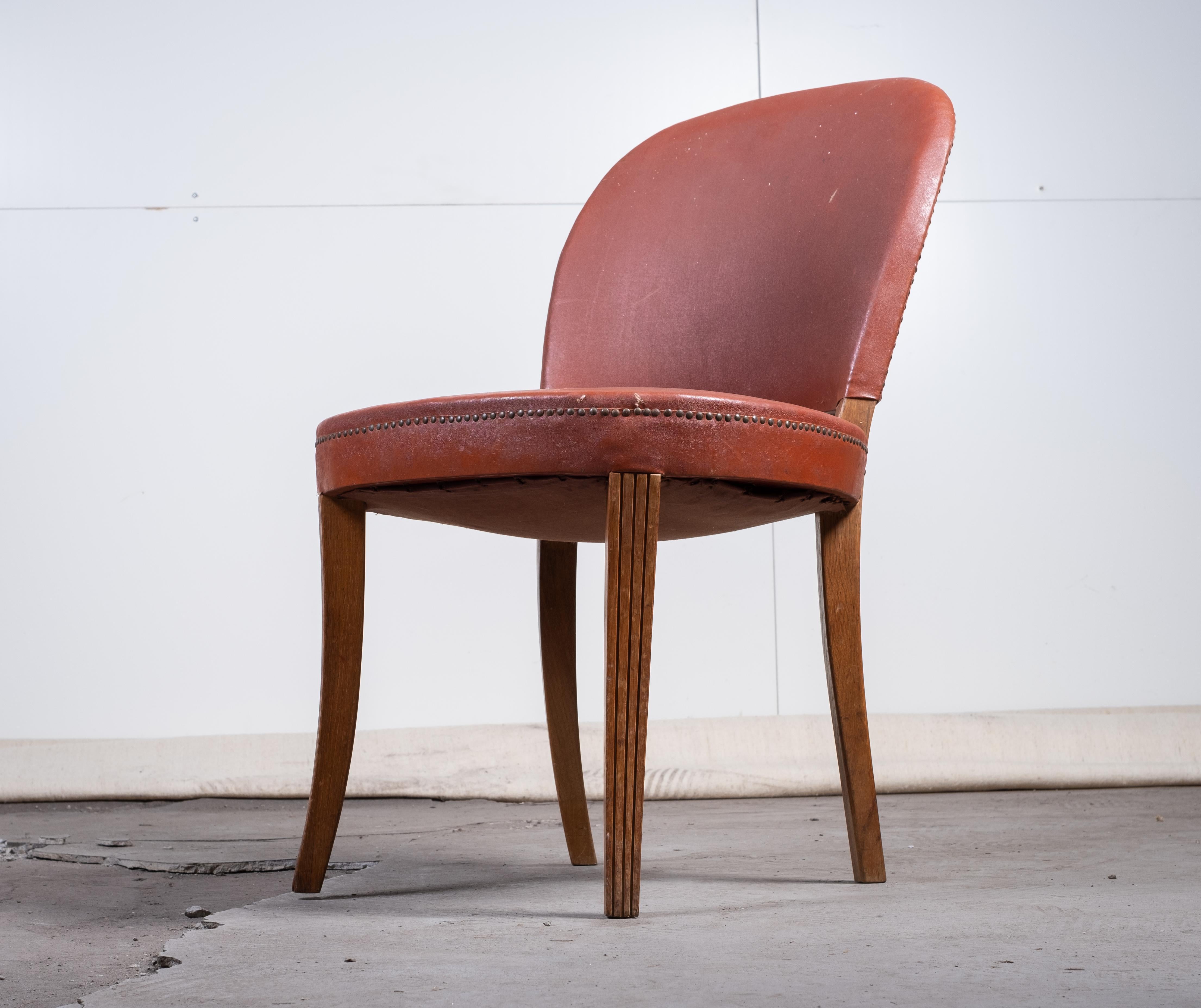 Satz von vier Café-Stühlen von Otto Schultz für AB Boet, 1930er Jahre (Mitte des 20. Jahrhunderts) im Angebot