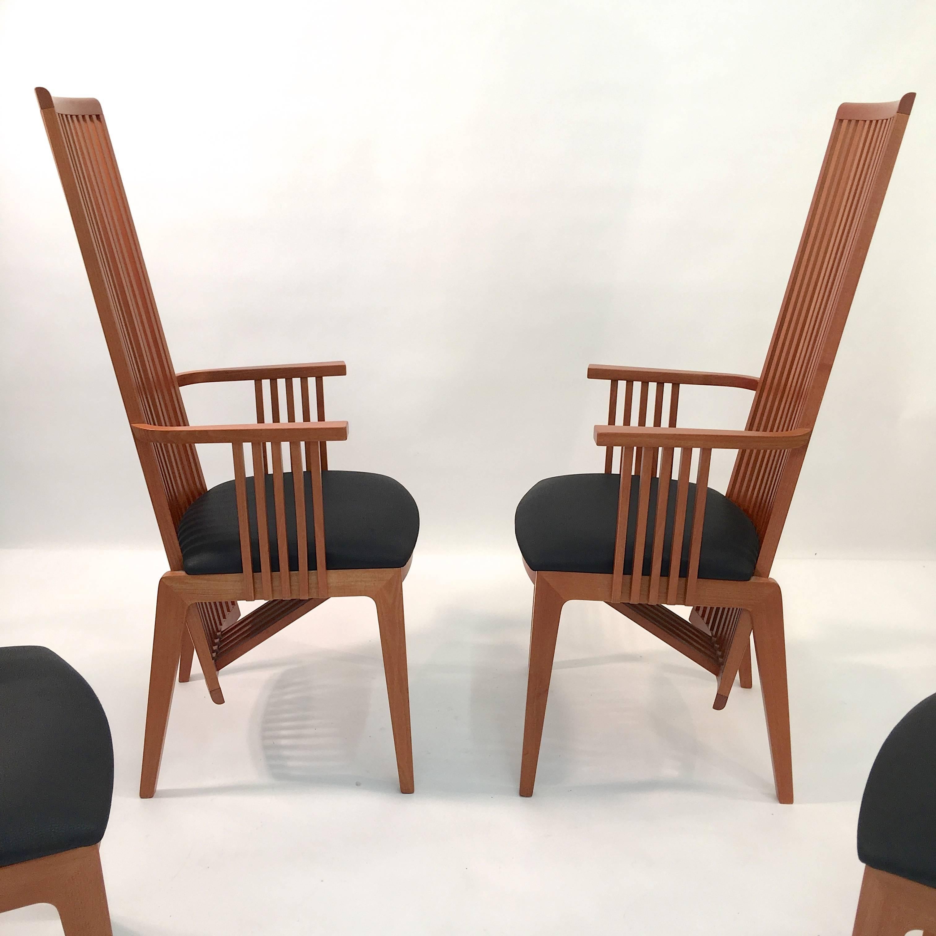 Set aus vier „Kalifornien“-Sesseln von Antonio Sibau im Zustand „Hervorragend“ im Angebot in Hanover, MA