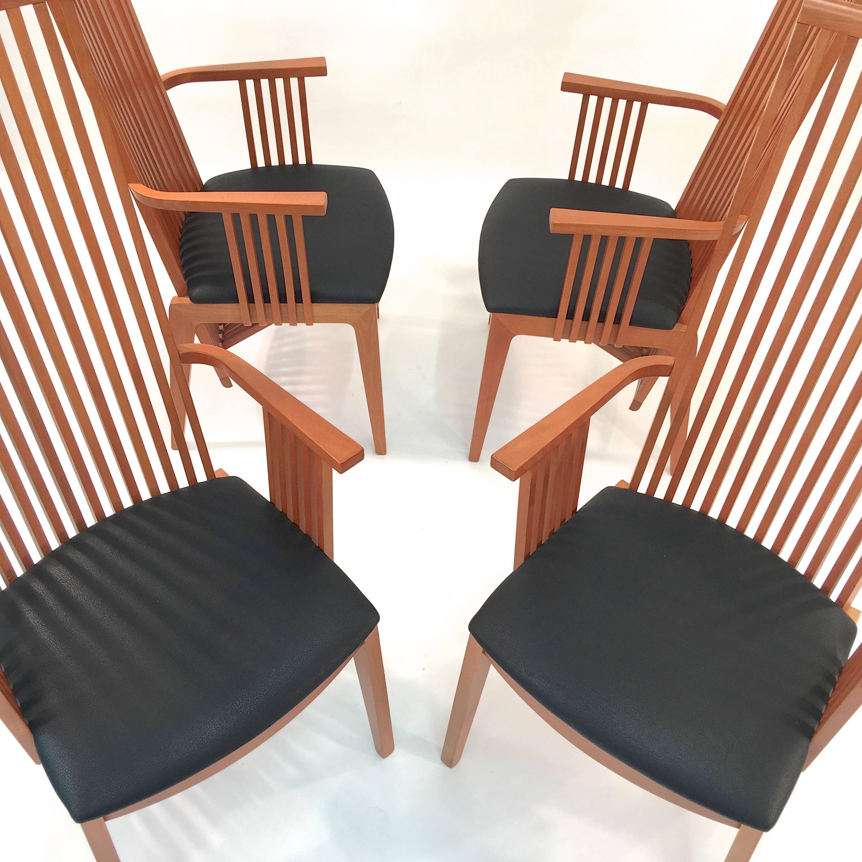 Set aus vier „Kalifornien“-Sesseln von Antonio Sibau im Angebot 1