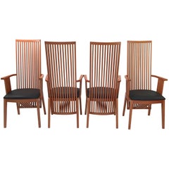Set of Four "California" Armchairs by Antonio Sibau