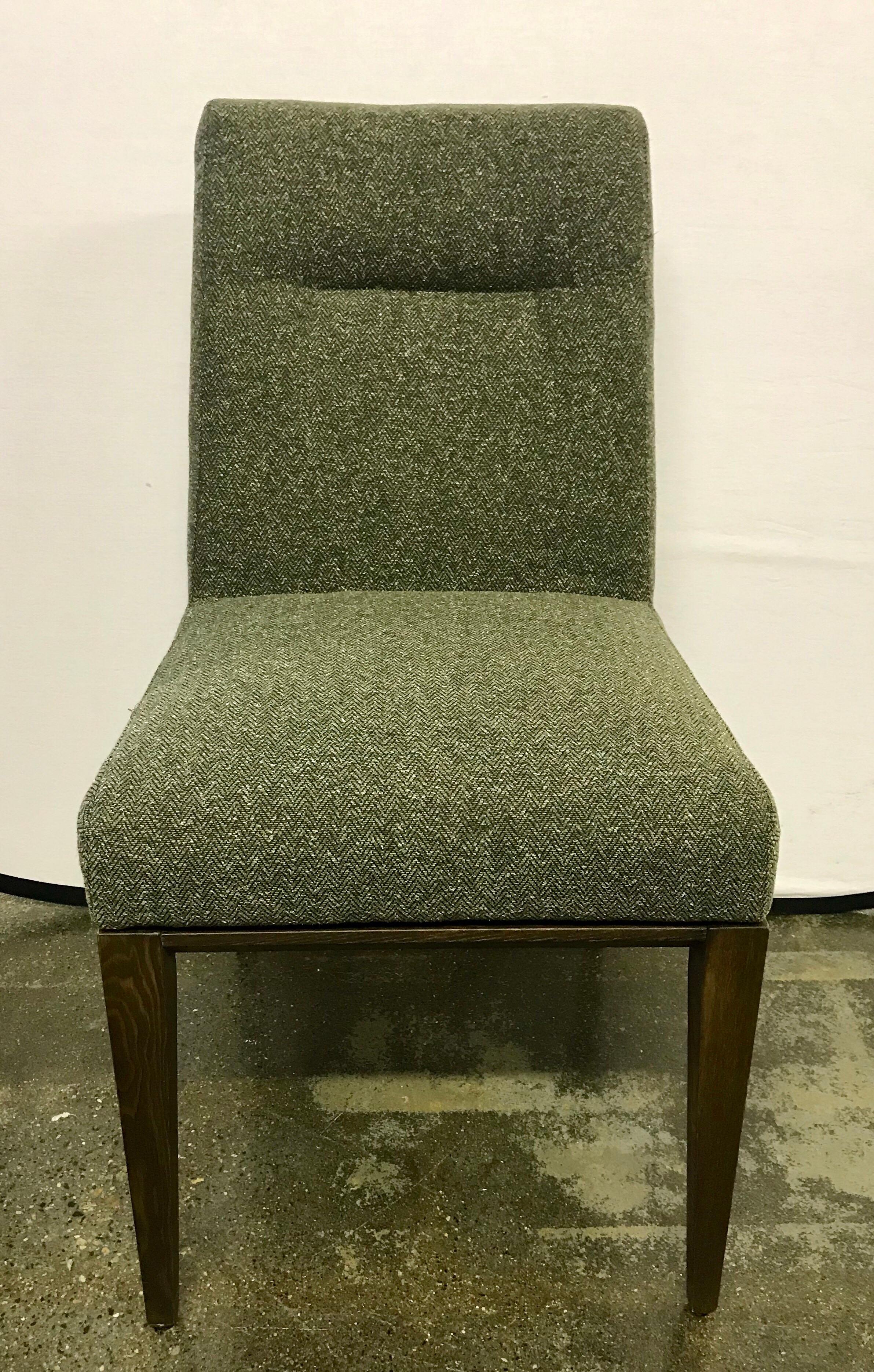 tweed dining chairs