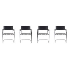 Set of Four Cantilever S34 Chairs by Mart Stam, 1970s