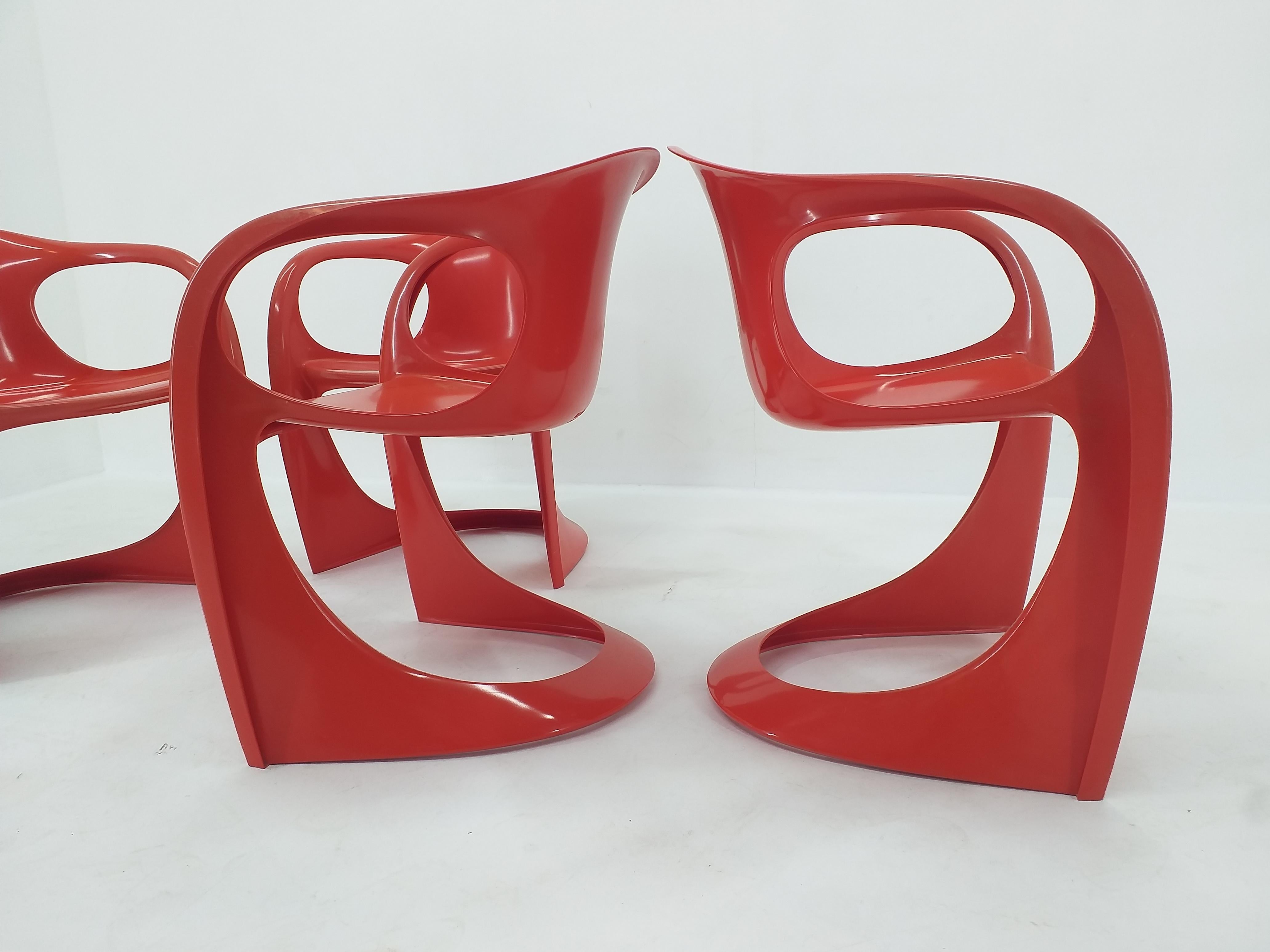 Set of Four Casalino Chairs, Alexander Begge, Casala, Germany, 1970s 4