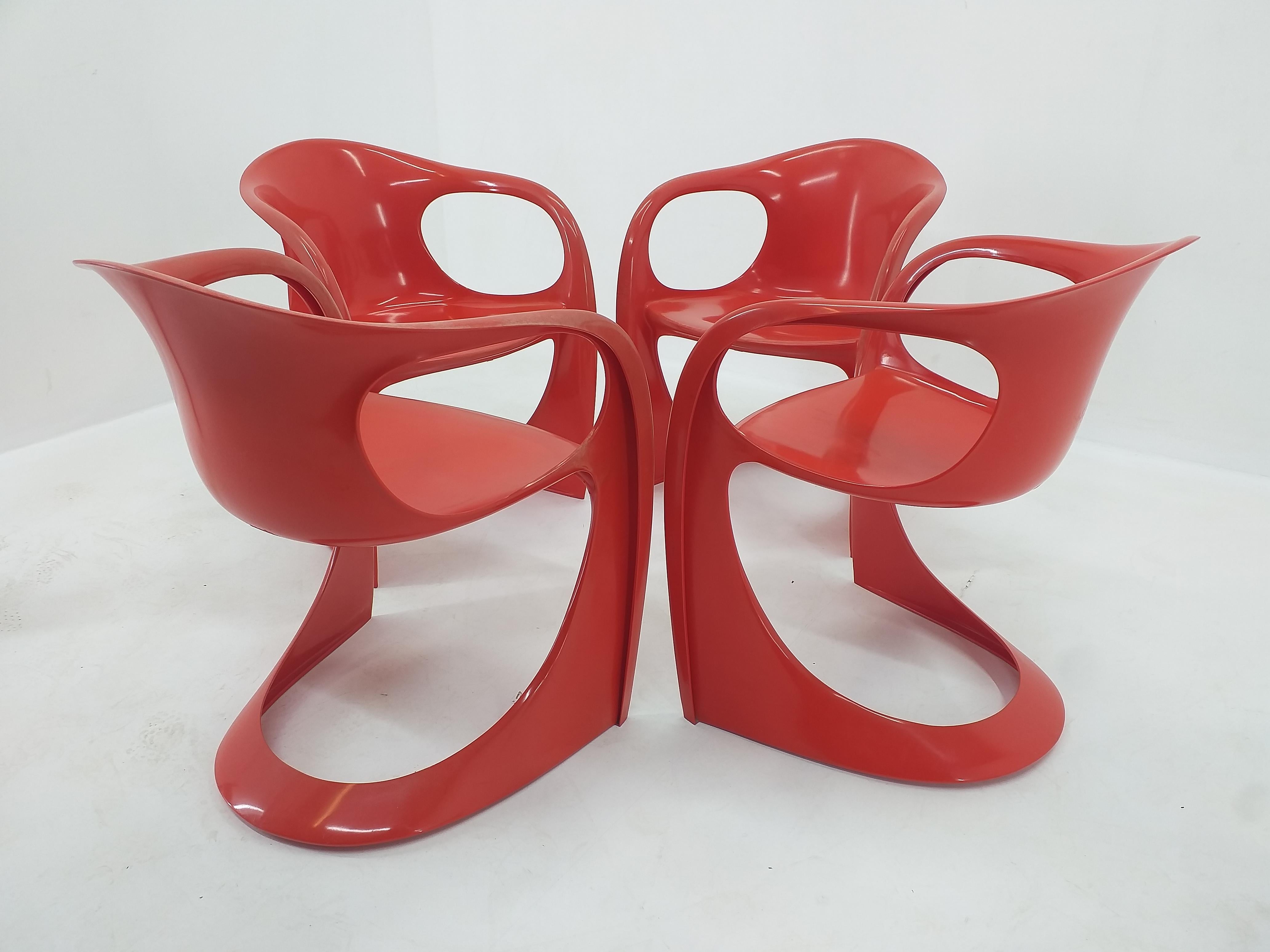 Late 20th Century Set of Four Casalino Chairs, Alexander Begge, Casala, Germany, 1970s