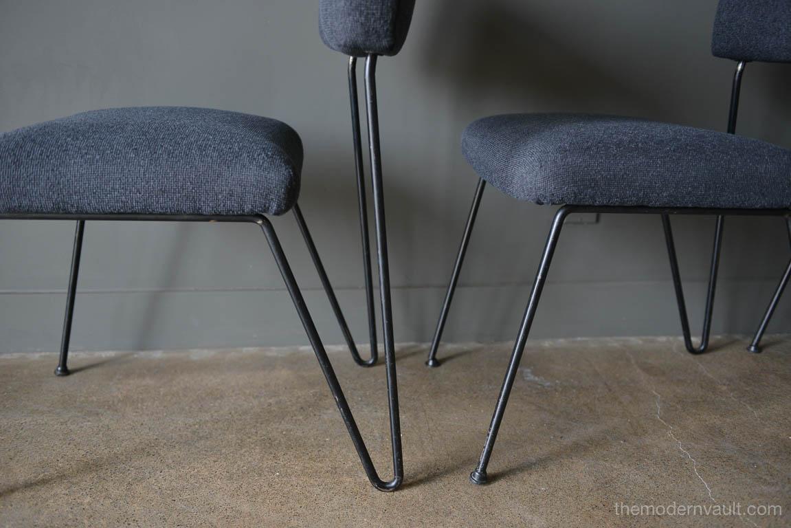 American Set of Four Case Study Iron Chairs by Inco of California, circa 1955