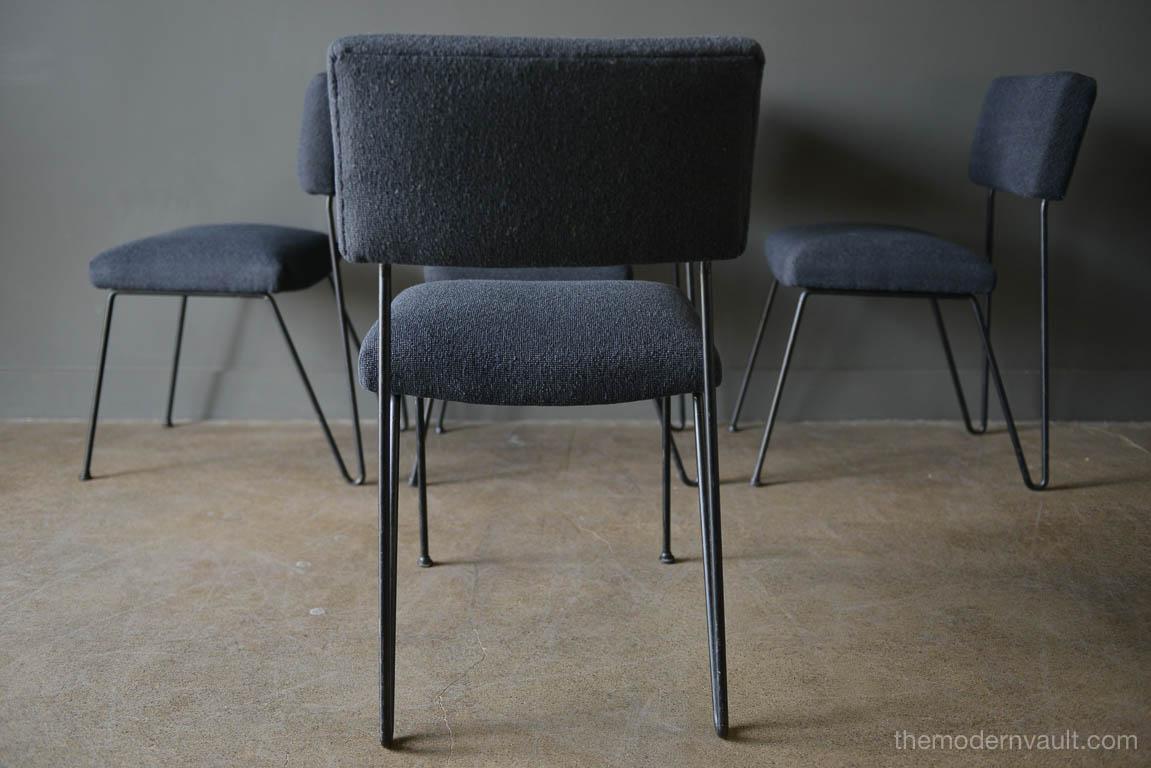 Mid-20th Century Set of Four Case Study Iron Chairs by Inco of California, circa 1955