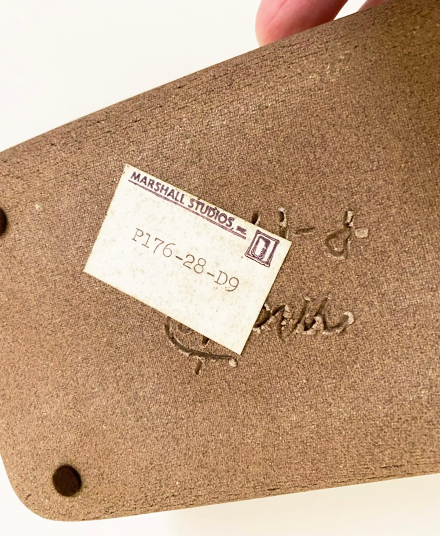 Set of Four Ceramic Trinket Vide Poche Trays by Gordan and Jane Martz For Sale 5