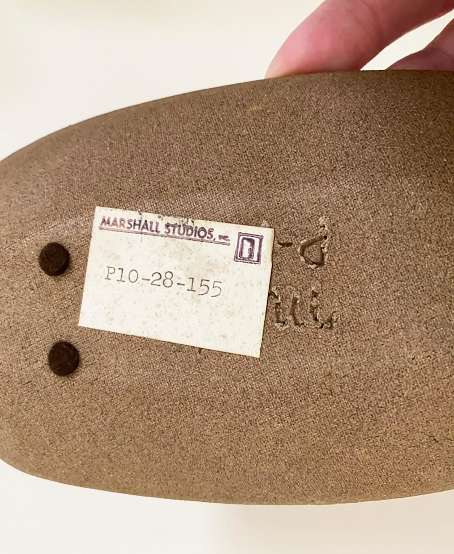 Set of Four Ceramic Trinket Vide Poche Trays by Gordan and Jane Martz For Sale 4