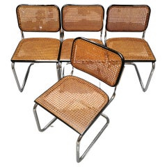 Set of four Cesca chair, Marcel Breuer for Gavina