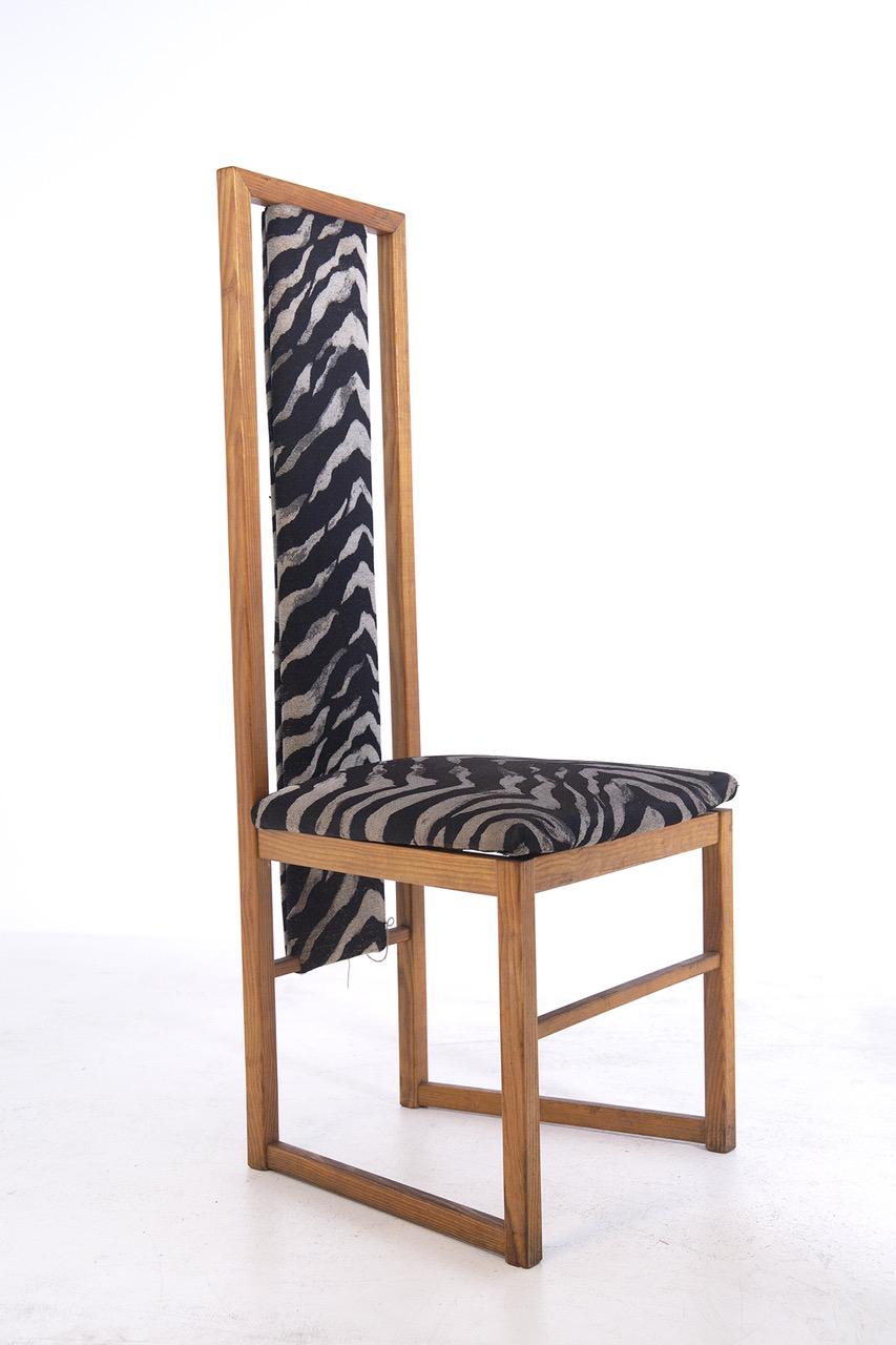 French Set of Four Chair Attributed to Pierre Balmain, 1950s
